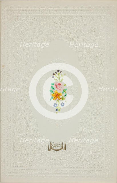 I'm Thine, Only Thine (valentine), c. 1850. Creator: Unknown.