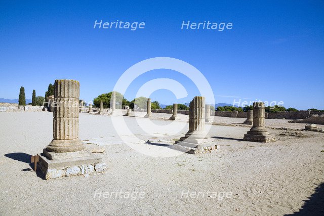 The forum in the Roman city of Emporiae, Empuries, Spain, 2007. Artist: Samuel Magal