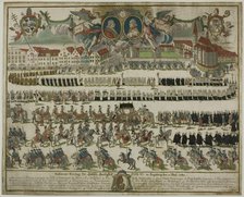 Pageant in Honor of Pope Pius VI, 1782/83. Creator: J. G. Freling.