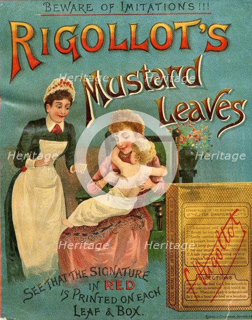 Rigollot's Mustard Leaves, 19th century. Artist: Unknown