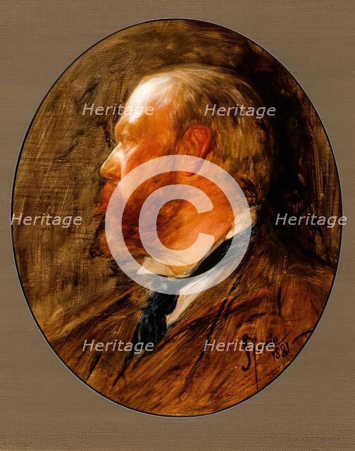 Self Portrait, 1881. Creator: John Pettie.