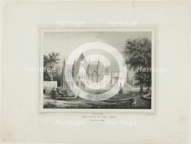 Residence of Lord Byron, 1826. Creator: Rembrandt Peale.
