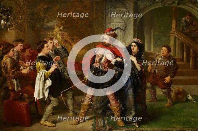 The Taming of the Shrew, 1861. Creator: Sir John Gilbert.