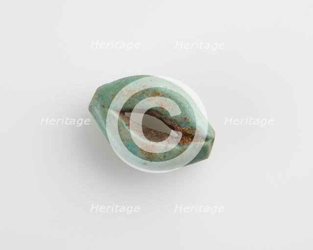 Amulet pierced from end to end, New Kingdom, 1550-1196 BCE. Creator: Unknown.