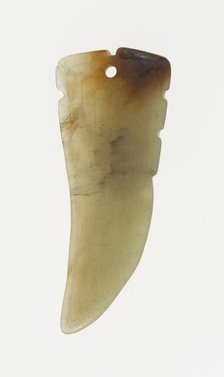 Pointed Pendant, Eastern Zhou period, 7th/6th century B.C. Creator: Unknown.