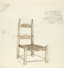 Child's Chair, 1935/1942. Creator: Unknown.