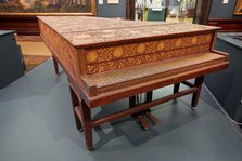 Ornamented Grand Piano, 1885-1890. Creator: John Broadwood and Sons.