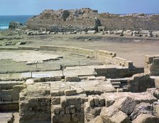 Remains of the Roman town of Caesarea, 1st century. Artist: Unknown