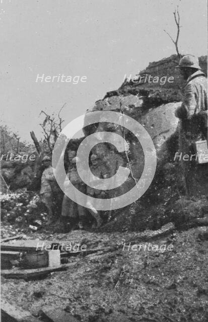 'La bataille de la Somme; Abri betonne allemand pres de la gare de Combles', 1916. Creator: Unknown.