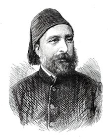 The Assassinations at Constantinople: Midhat Pasha, Minister without Portfolio, 1876. Creator: Unknown.