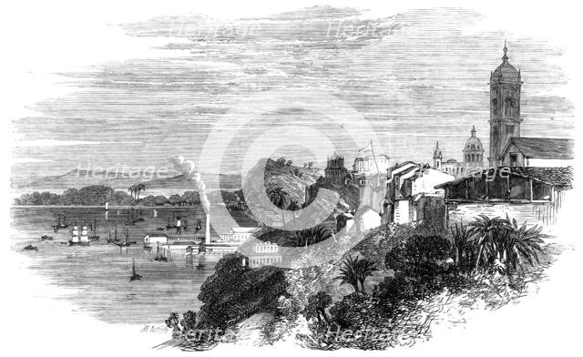 View of Bahia from the Public Gardens, 1864. Creator: Mason Jackson.