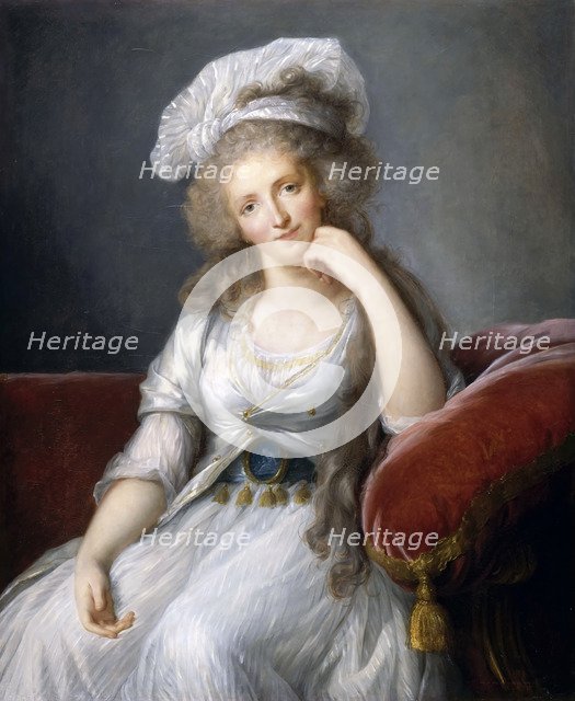 Louise Marie Adélaïde de Bourbon-Penthièvre, Duchess of Orléans. Artist: Vigée-Lebrun, Marie Louise Elisabeth (1755-1842)
