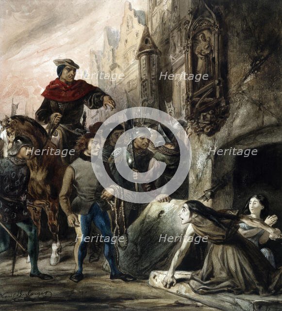 La Esmeralda, 1831. Creator: Boulanger, Louis Candide (1806-1867).