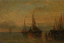 Harbour view, 1825-1874.  Creator: Anon.