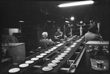 Workers on the shop floor, Wear Flint Glass Works, Alfred Street, Millfield, Sunderland, 1961. Creator: Eileen Deste.