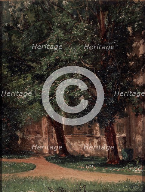 Near the Tretiakov's House. Artist: Maximov, Vasili Maximovich (1844-1911)