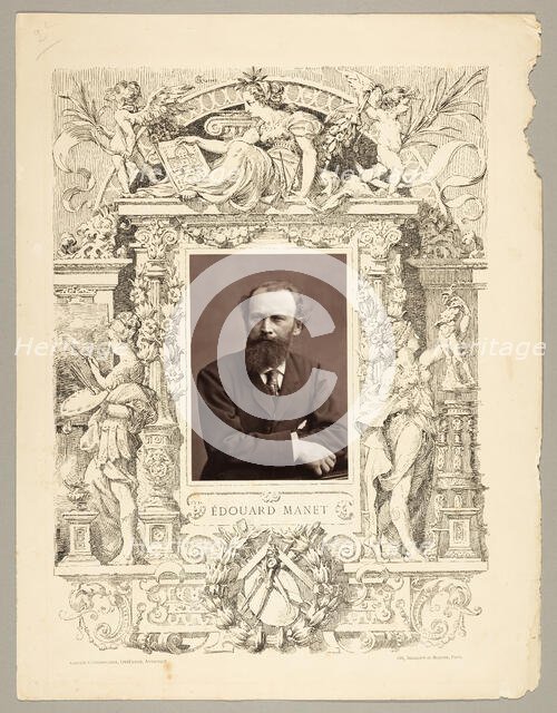 Édouard Manet (French painter, 1832-1883), 1865. Creator: Nadar.
