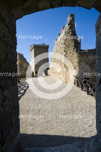 The fortress of Penaranda de Duero, Spain, 2007. Artist: Samuel Magal