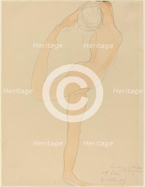 Dancing Figure, 1905. Creator: Auguste Rodin.