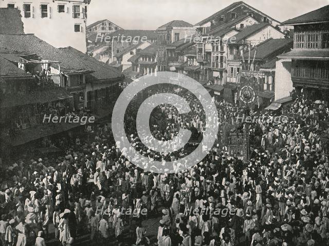 'A great native procession', Bombay, India, 1895.  Creator: Unknown.