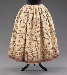Skirt, French, 1840-60. Creator: Unknown.