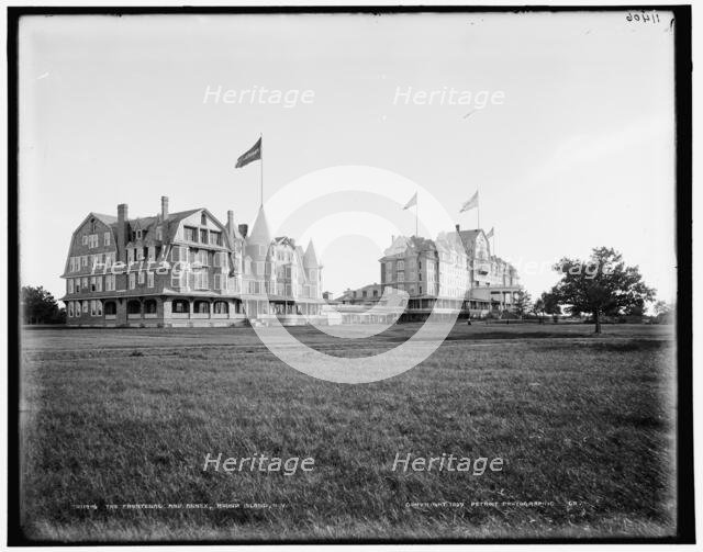 The Frontenac and annex, Round Island, N.Y., c1899. Creator: Unknown.
