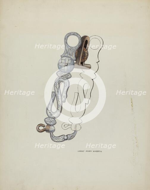 Spanish Bit, c. 1936. Creator: Eva Fox.