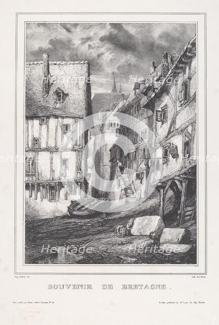 Souvenir de Bretagne, 1832. Creator: Eugene Isabey.