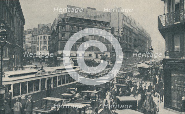 'Why Paris Needs Constant Planning: Traffic Block in a Main Street', c1935. Artist: Unknown.