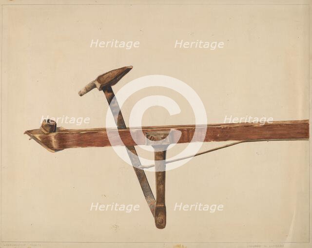 Carpet Stretcher, 1935/1942. Creator: Howard Lumbard.