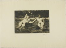 Water-Nymphs, 1918. Creator: Anders Leonard Zorn.