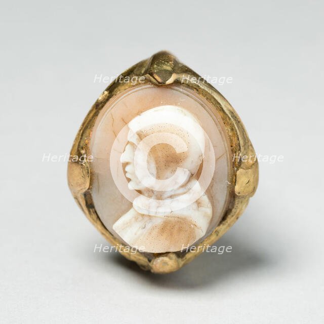 Ring with Cameo Portrait of Girolamo Savonarola, Italy, c.1500-c. 1550. Creator: Unknown.