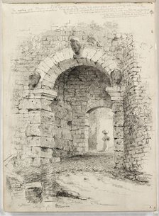 The Porta all'Arco, c1831. Creator: Thomas Cole.