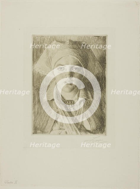 Gulli II, 1918. Creator: Anders Leonard Zorn.