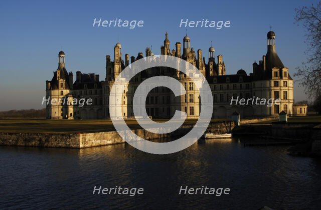 Northwest façade, Castle of Chambord, Loire Valley, France, 16th century (2019). Creator: Unknown.