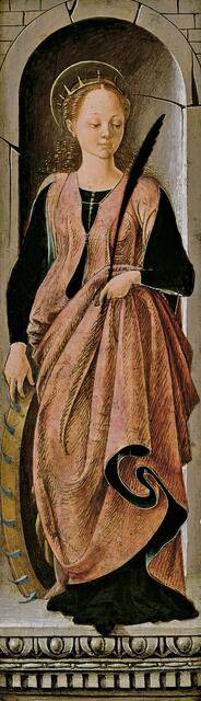 Saint Catherine, 1470. Creator: Francesco del Cossa.