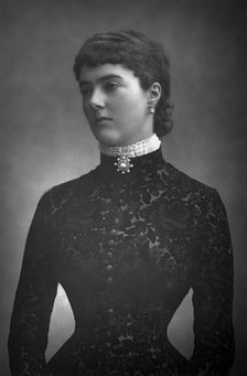 Georgiana, Countess of Dudley, 1890.Artist: W&D Downey