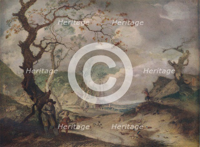 'Landscape', 18th century. (1912) Artist: Jean-Baptiste Pillement.