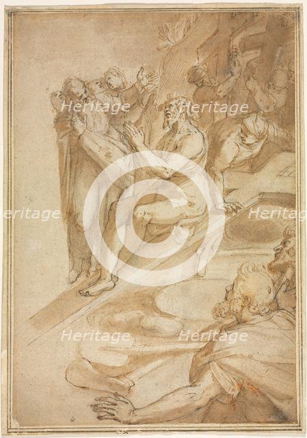 The Verification of the True Cross, c. 1590. Creator: Filippo Bellini (Italian, c. 1550-1603).