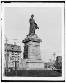 Soldier's monument, Portland, Me., between 1890 and 1900. Creator: Unknown.