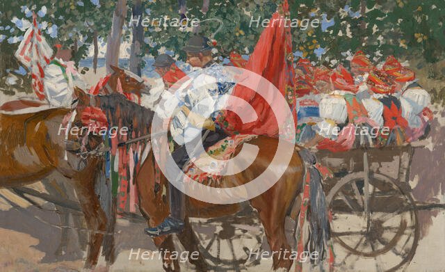 The Peasant Wedding, 1900-1910. Creator: Joza Uprka.