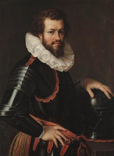 Portrait of Ranuccio I Farnese (1569-1622), Duke of Parma, Piacenza and Castro, 2nd half of 16th cen Creator: Carracci, Agostino (1557-1602).