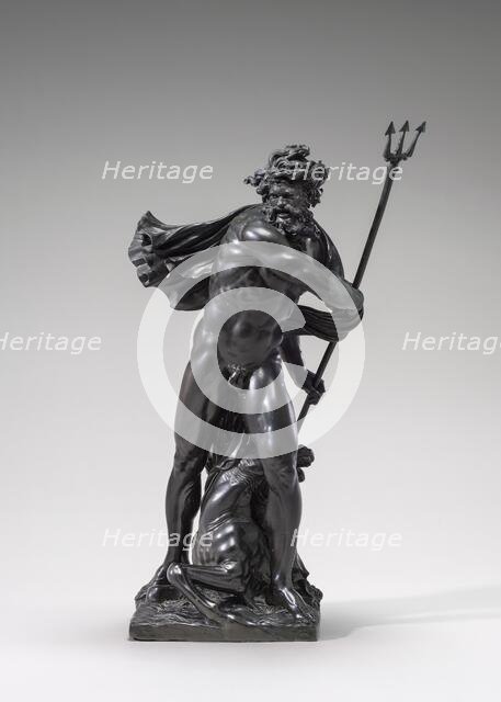 Neptune with a Hippocamp, model 1652, cast probably 1652/1680s. Creator: Michel Anguier.