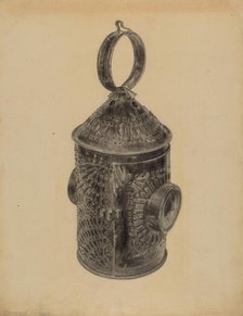 Lantern, c. 1937. Creator: Bernard Krieger.