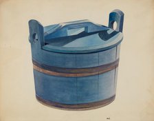 Covered Tub, c. 1937. Creator: Edward White.