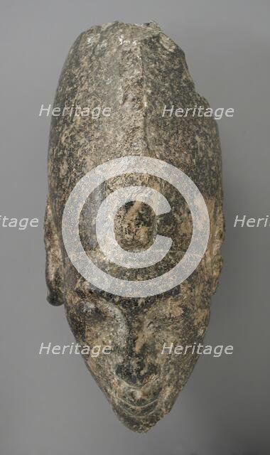 Head of a King Wearing the White Crown, Egypt, New Kingdom, Dynasty 18, reign of Akhenaten... Creator: Unknown.