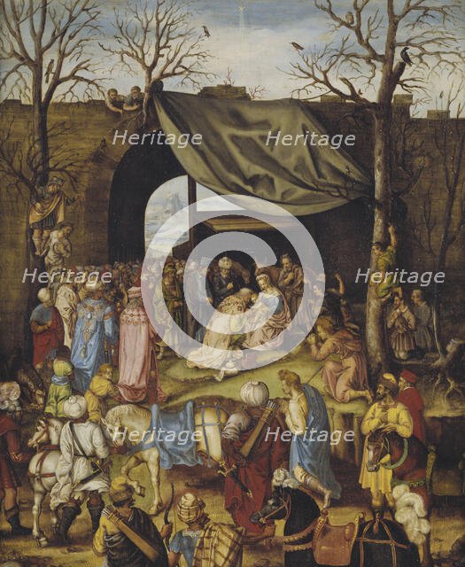 The Adoration of the Magi, c16th century. Creator: Unknown.