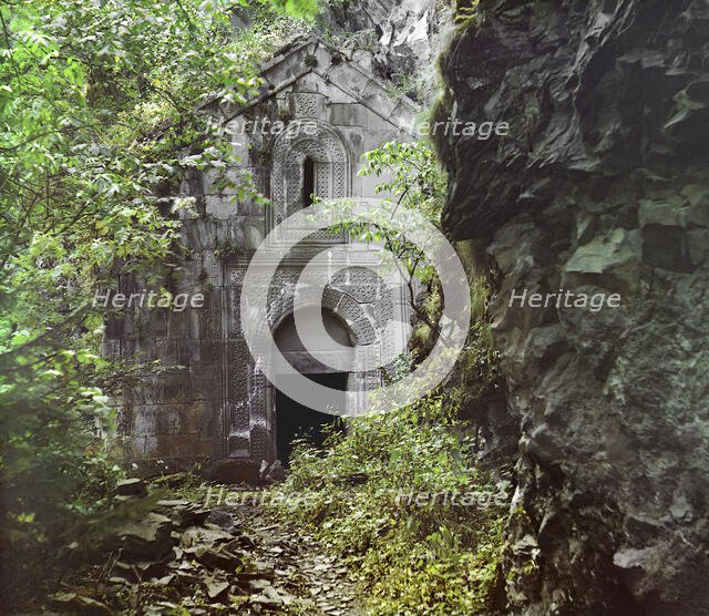 General view of Dabskii Monastery, between 1905 and 1915. Creator: Sergey Mikhaylovich Prokudin-Gorsky.