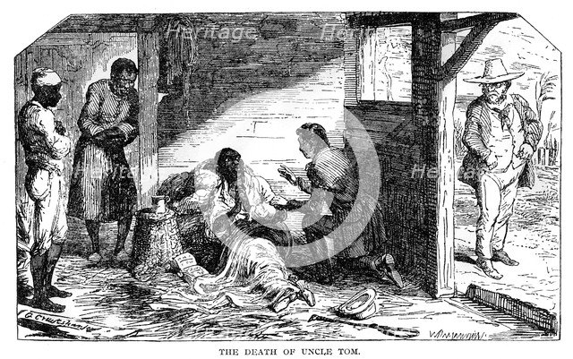 'The Death of Uncle Tom', From Uncle Tom's Cabin published 1852, (1923).Artist: William Heinemann Ltd