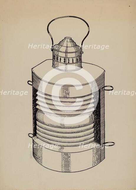 Masthead Light, c. 1936. Creator: Florence Huston.